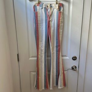 Saints & Hearts high rise flare jeans